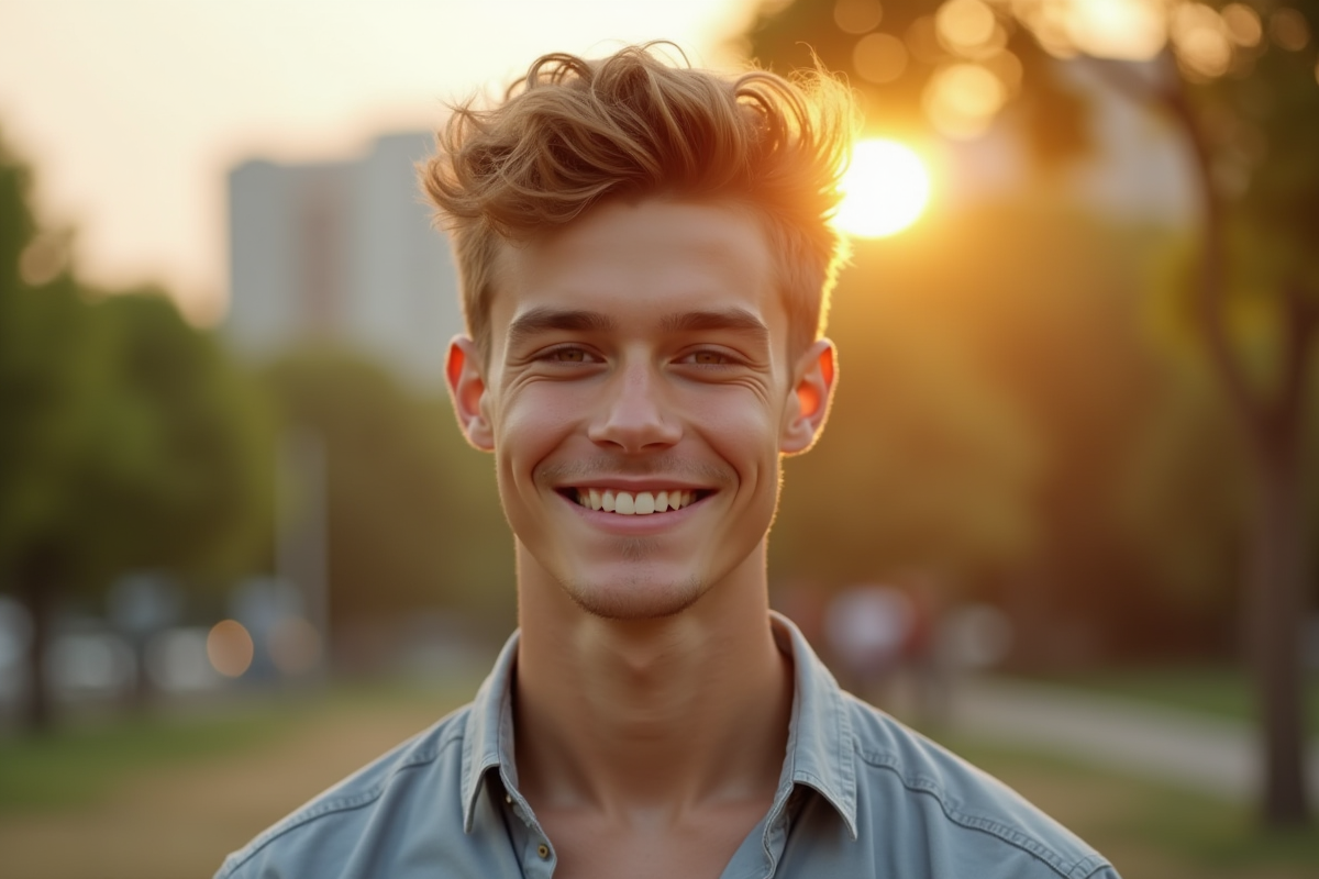 cheveux ondulés